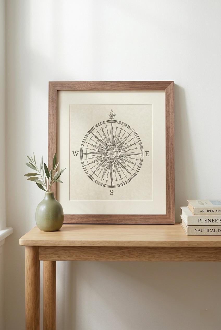 Walnut Hardwood Picture Frame