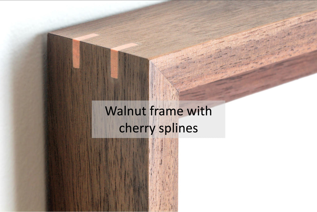 Walnut Hardwood Floater Frame