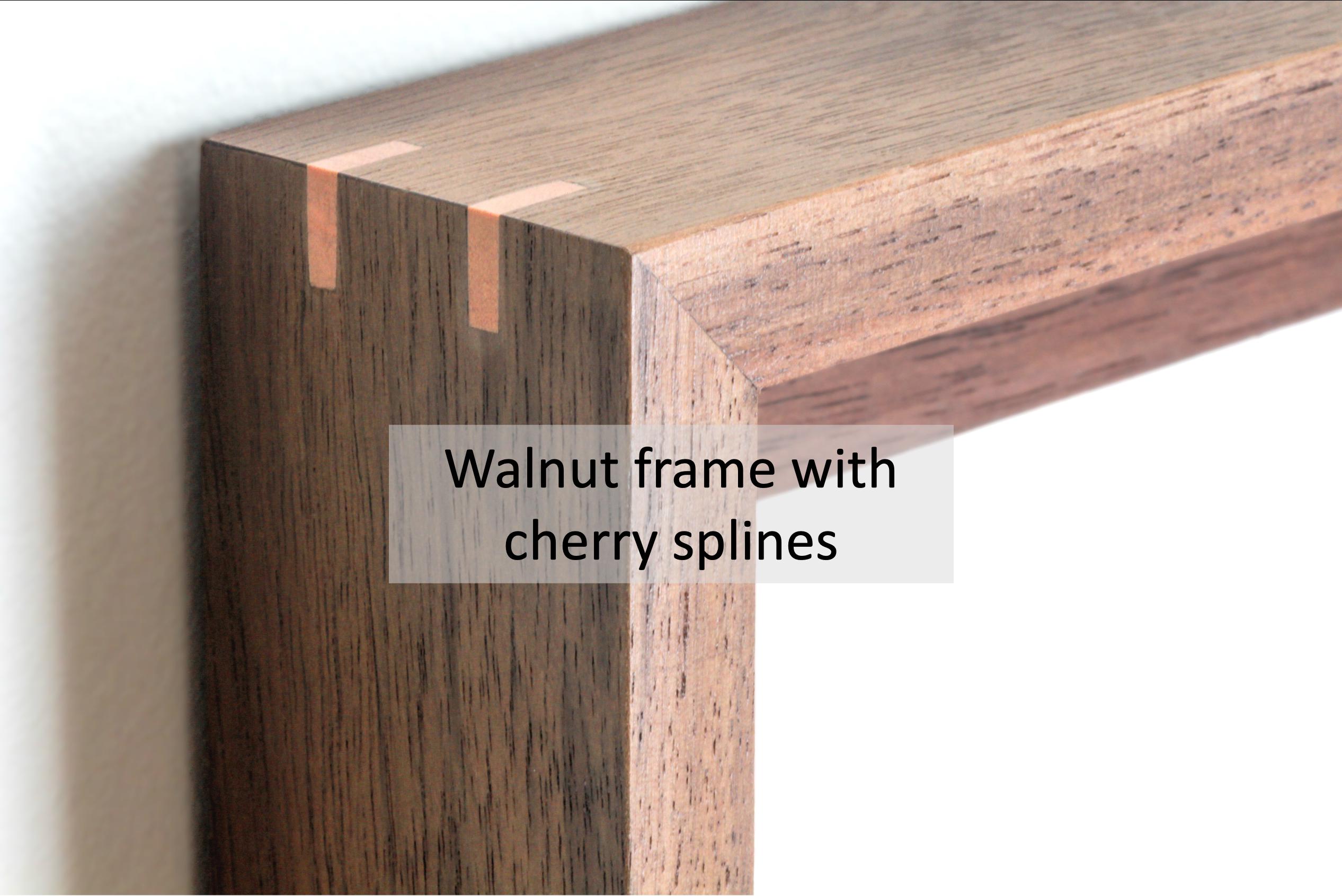 Walnut Hardwood Floater Frame