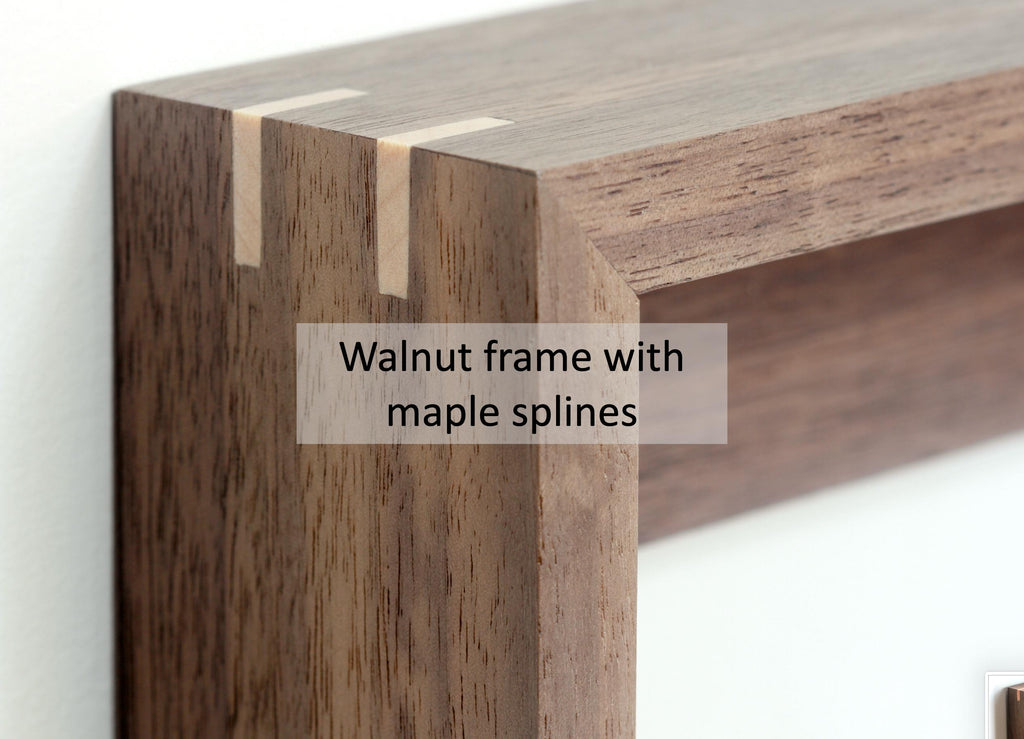 Walnut Hardwood Floater Frame