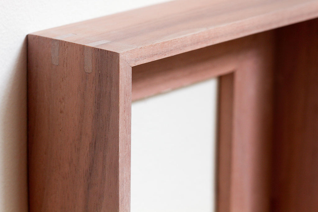 Walnut Hardwood Floater Frame