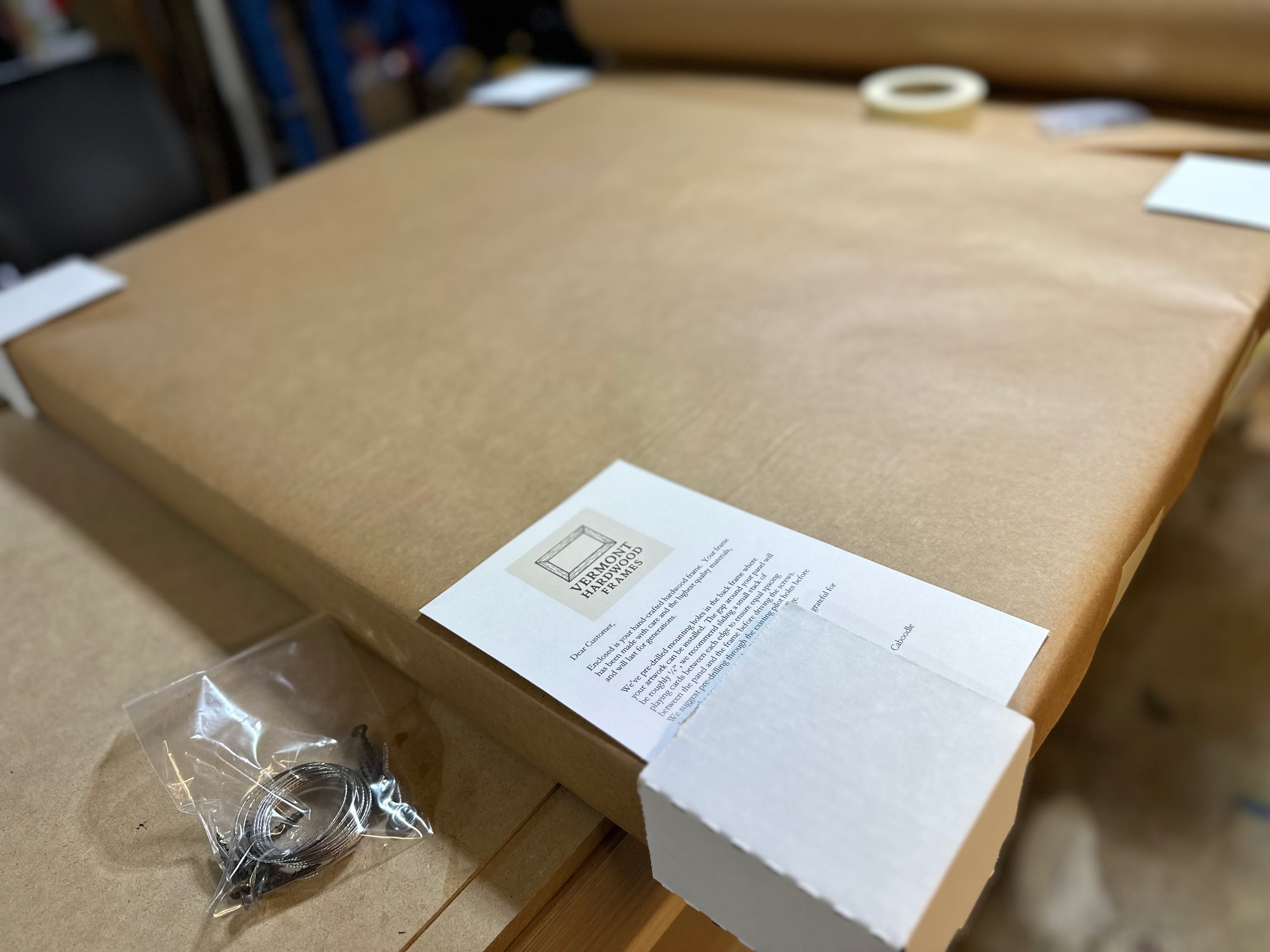 Maple Hardwood Floater Frame