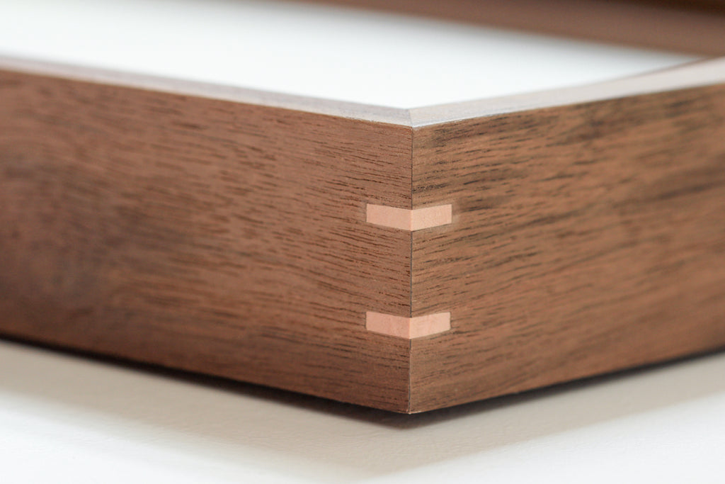Walnut Hardwood Floater Frame