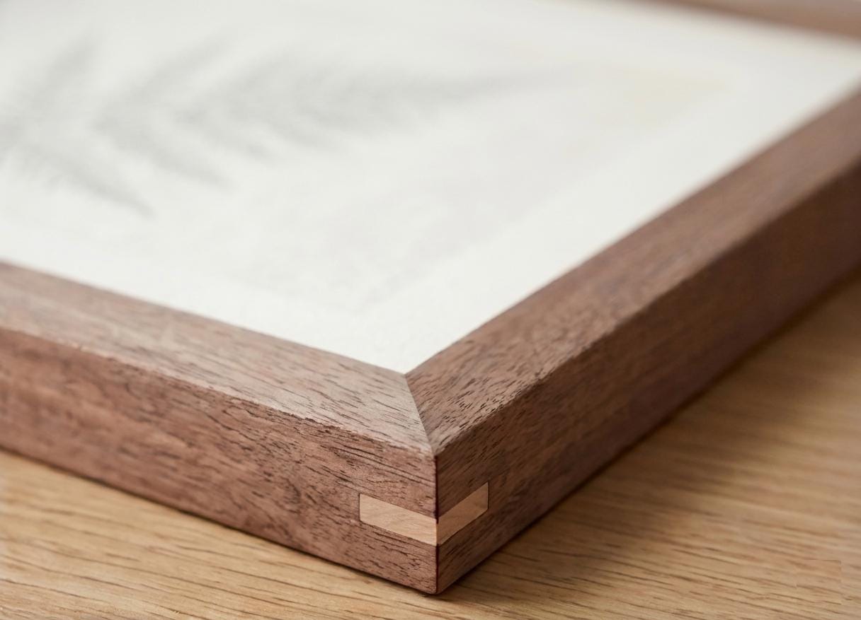 Walnut Hardwood Picture Frame